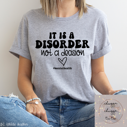 It's a disorder, not a decision