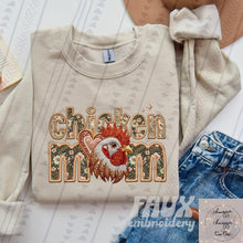 Load image into Gallery viewer, Chicken Mom (faux embroidery)
