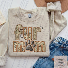 Load image into Gallery viewer, Fur Mom (faux embroidery)
