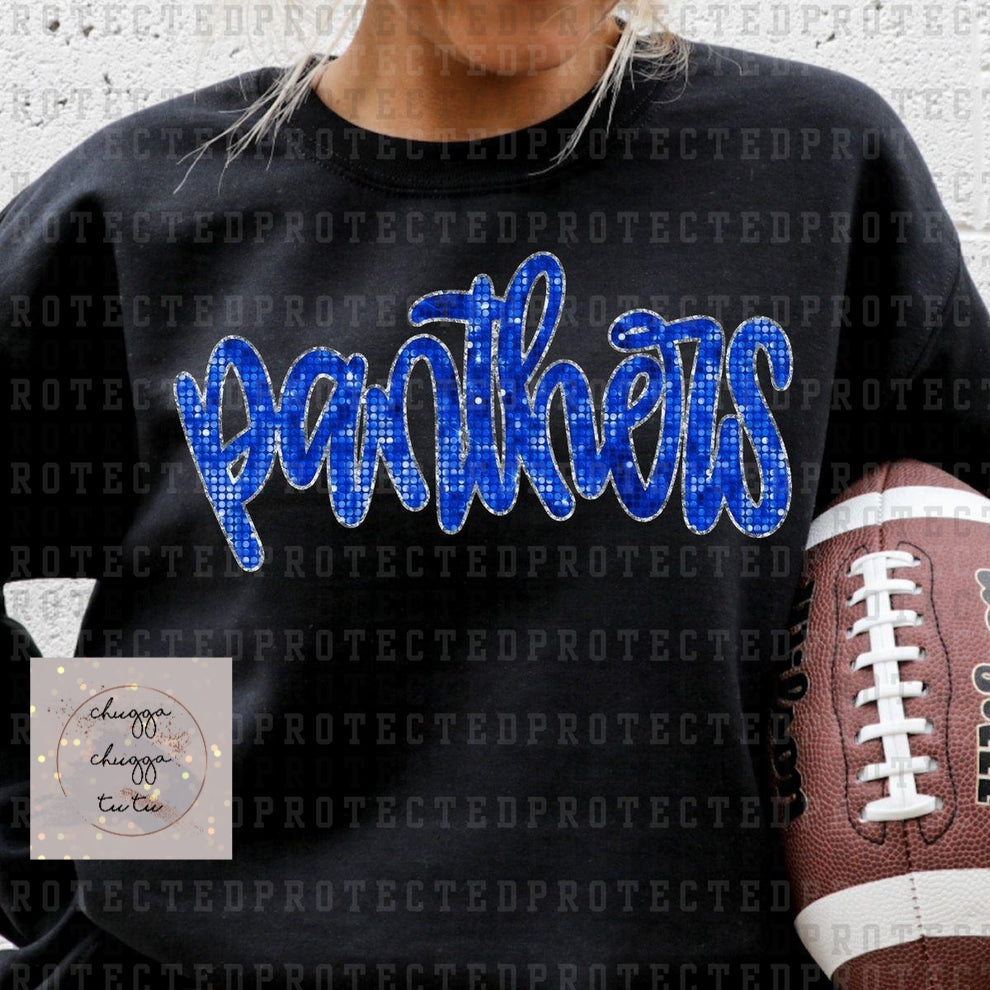 Panthers (FAUX SEQUIN)