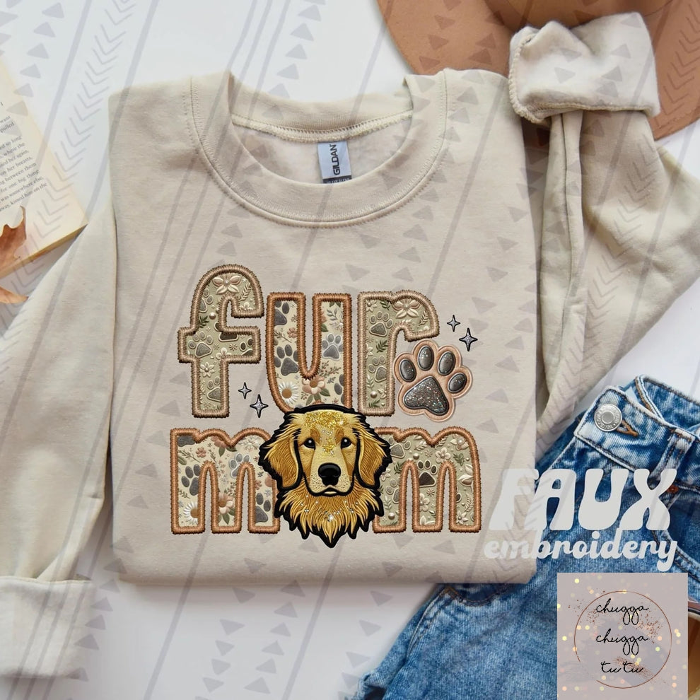 Fur mom-golden retriever