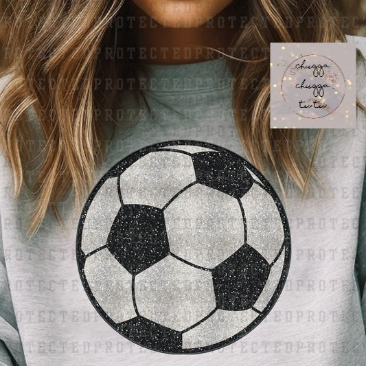 Soccer Ball (Faux Glitter)