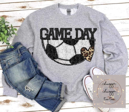 Game Day Soccer(FAUX glitter)