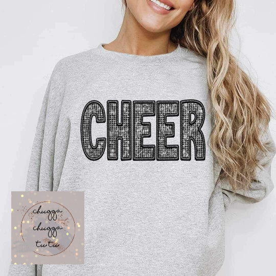 Cheer (Faux Embroidery & Sequin)