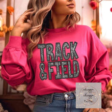 Load image into Gallery viewer, Track &amp; Field ( Faux embroidery and sequin)
